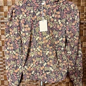 NWT Lauren Conrad Floral Hoodie – Size XS